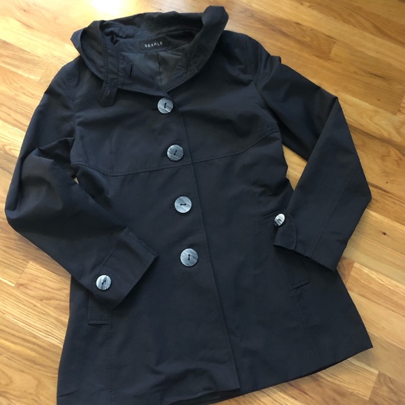 SEARLE Vintage 80’s Walking Jacket Hooded Button Down Jacket - Picture 1 of 15